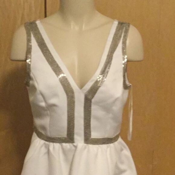 Parker Black A line dress - Picture 3 of 9